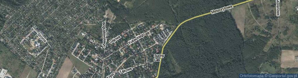 Zdjęcie satelitarne Zodiak ul.